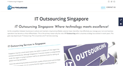 Desktop Screenshot of itoutsourcingsingapore.com